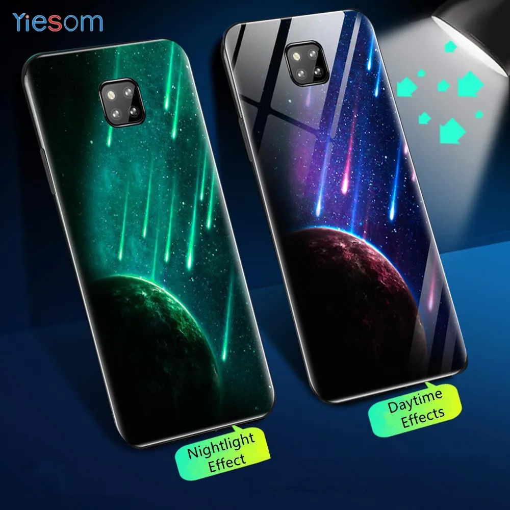 Luminous Case For Huawei Mate 20 Lite P30 Pro P20 P Smart 2019 on Honor 8X V20 8C 9 7X Tempered Glass Case For Huawei Nova 4 3i
Luminous Case For Huawei Mate 20 Lite P30 Pro P20 P Smart 2019 on Honor 8X V20 8C 9 7X Tempered Glass Case For Huawei Nova 4 3i