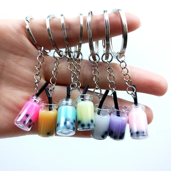 Wholesale 100 pcs 2.2*1cm Novel Acrylic Keychain Pearl Milk Tea Drink Bottle Keyring Bag Pendant Jewelry Gift Resin Key Chain
Wholesale 100 pcs 2.2*1cm Novel Acrylic Keychain Pearl Milk Tea Drink Bottle Keyring Bag Pendant Jewelry Gift Resin Key Chain