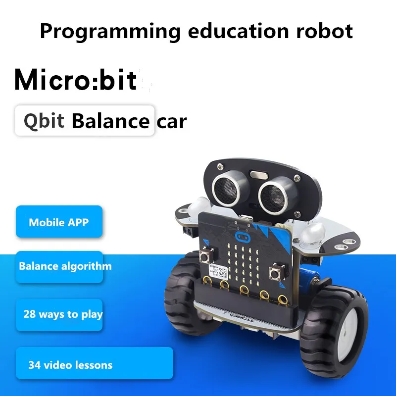 Microbit smart balance car LOBOT Qbit/microbit expansion board Programmable robot
Microbit smart balance car LOBOT Qbit/microbit expansion board Programmable robot