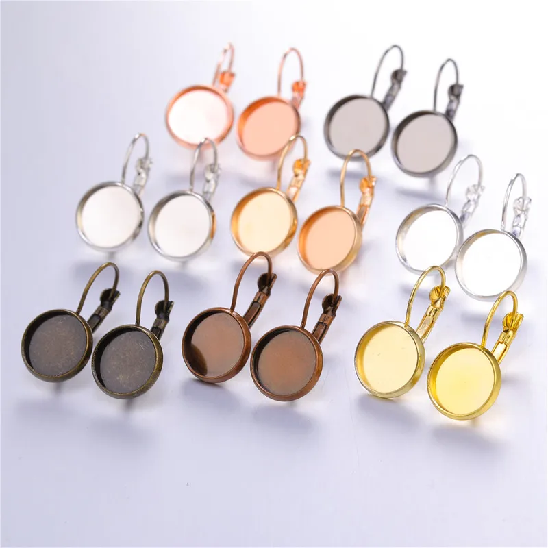 12mm 10pcs Earring Hooks Round Cabochon Cameo Blank Base Settings Fit 12mm Glass Earrings Bezels DIY Jewelry Making Accessories
12mm 10pcs Earring Hooks Round Cabochon Cameo Blank Base Settings Fit 12mm Glass Earrings Bezels DIY Jewelry Making Accessories