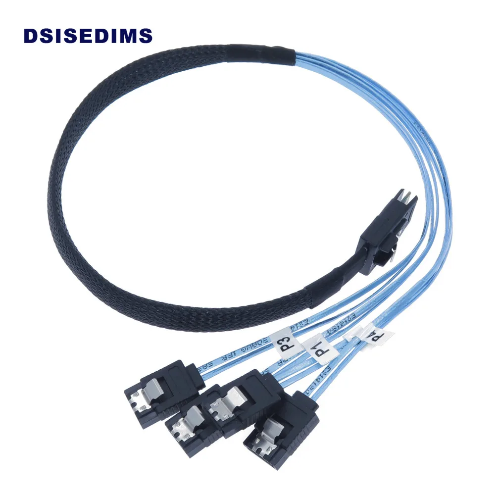 Wholesale Mini SAS 36 Pin SFF-8087 to 4 SATA 7 Pin Mini SAS 2.1 Cable Up to 6.0 Gbps
Wholesale Mini SAS 36 Pin SFF-8087 to 4 SATA 7 Pin Mini SAS 2.1 Cable Up to 6.0 Gbps