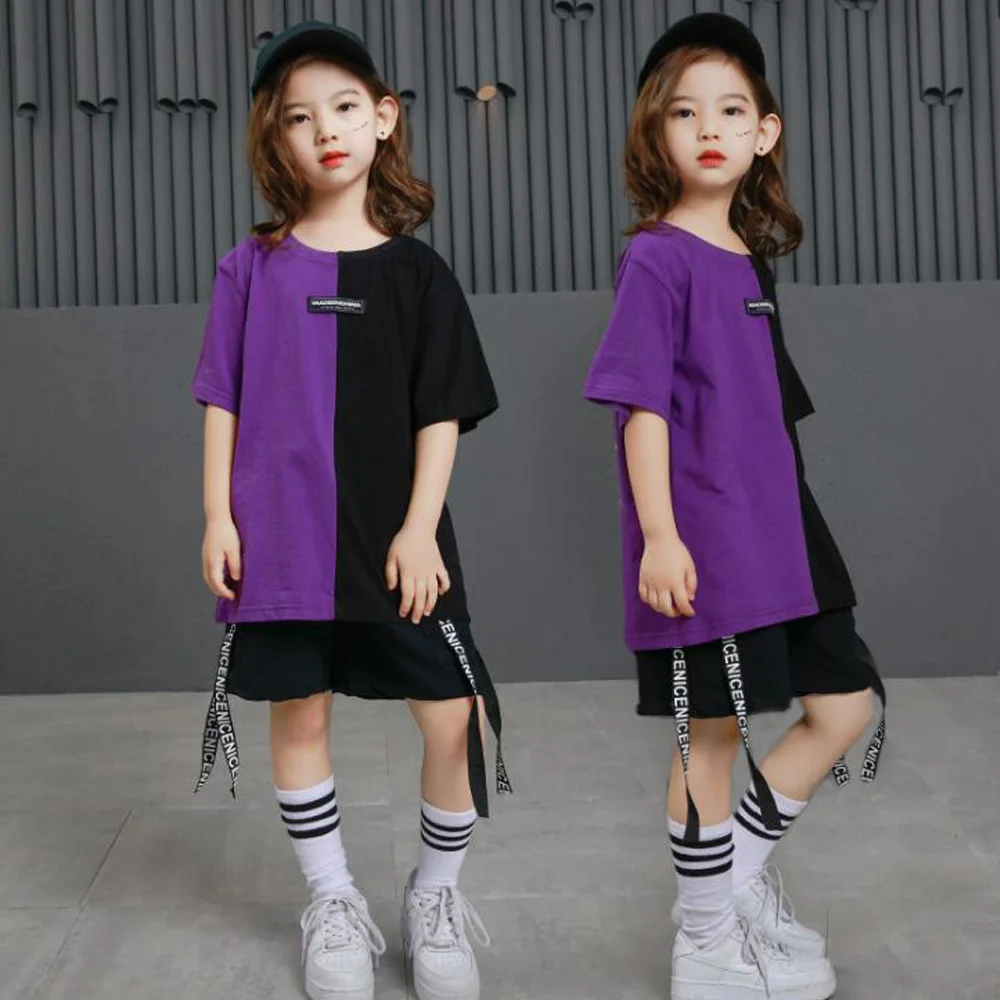 Kids Loose Ballroom Jazz Hip Hop Dance wear Competition Costumes T Shirt Tops Pants Girl Boys Clothing Outfits Dancing Suits
Kids Loose Ballroom Jazz Hip Hop Dance wear Competition Costumes T Shirt Tops Pants Girl Boys Clothing Outfits Dancing Suits