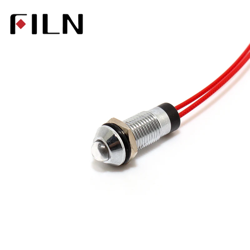 white 12v indicator light