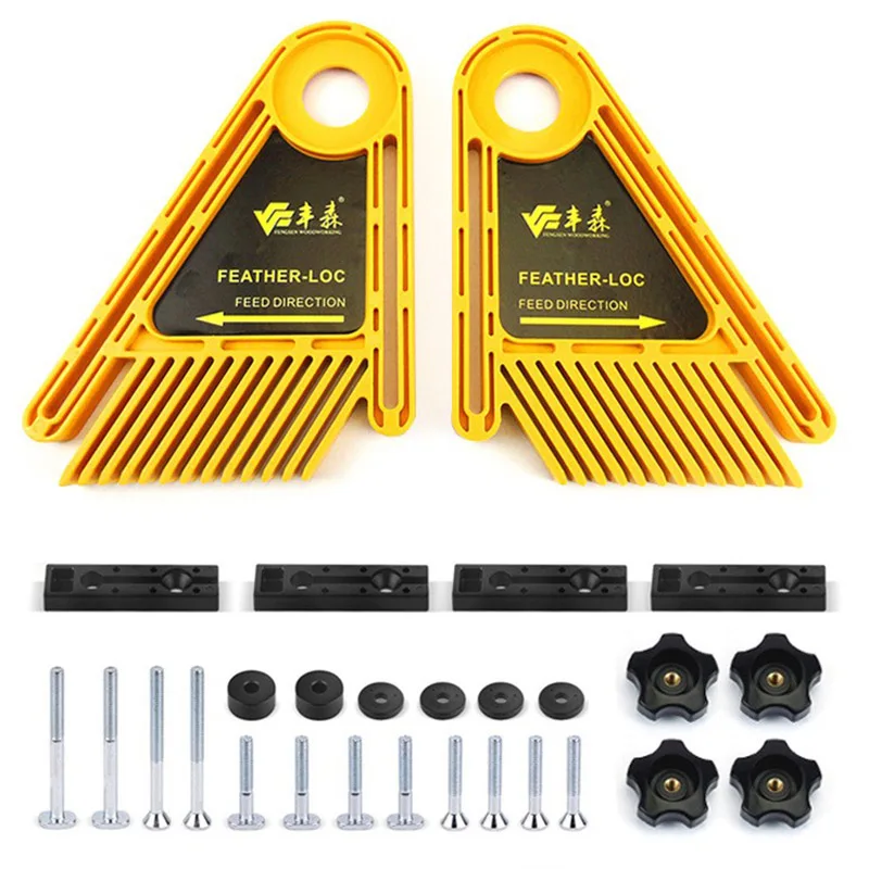 Tacy Multi-Purpose Feather Boards for Router Tables Table Band Saws Fences Tools Miter Gauge Slot Woodworking
Tacy Multi-Purpose Feather Boards for Router Tables Table Band Saws Fences Tools Miter Gauge Slot Woodworking