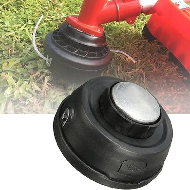 Black Durable Universal 2 Wires Mower Bump Cutting Trimmer Brush Cutter Head