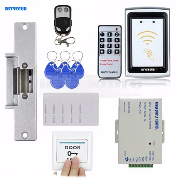 DIYSECUR Strike Lock 125KHz RFID Reader No Keypad Controller Door Access Control Security System Full Kit Set K75EM
DIYSECUR Strike Lock 125KHz RFID Reader No Keypad Controller Door Access Control Security System Full Kit Set K75EM