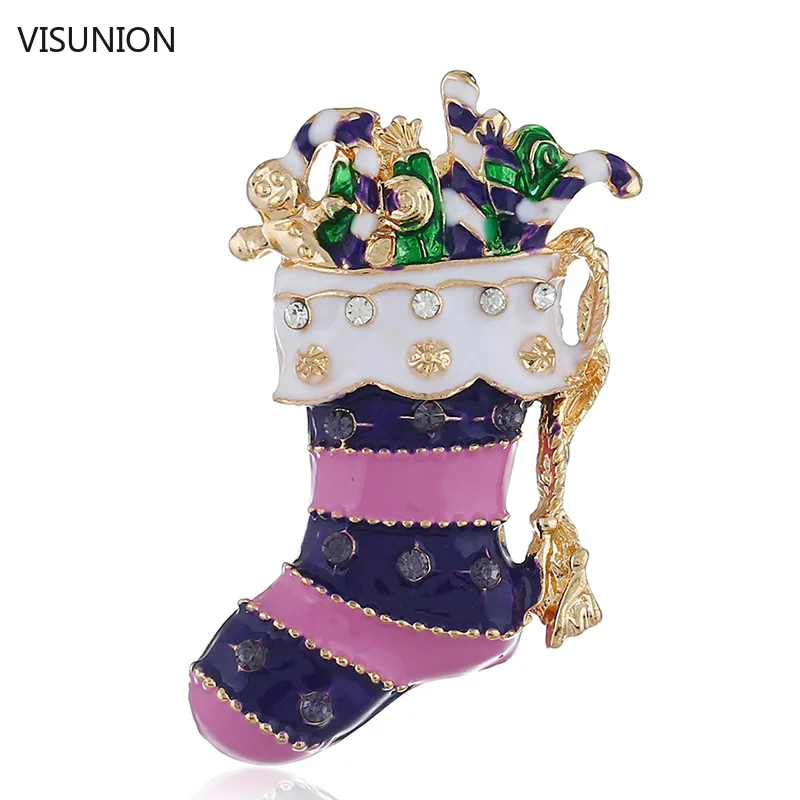 Trendy Christmas Stockings Brooch for New Year Xmas colorful Rhinestones Scarf Clip Xmas Brooch Pins
Trendy Christmas Stockings Brooch for New Year Xmas colorful Rhinestones Scarf Clip Xmas Brooch Pins