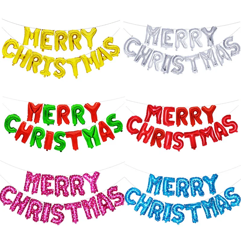 16 inch Merry Christmas Letter foil ballons Santa Claus helium balloon merry Christmas Tree decoration inflatable classic toys
16 inch Merry Christmas Letter foil ballons Santa Claus helium balloon merry Christmas Tree decoration inflatable classic toys