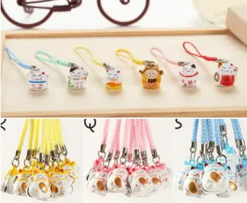 New 100 Pcs cute lucky cat bell Cell Phone Strap Charms Keychains Key Ring DIY Jewelry Making Accessories Ty-308
New 100 Pcs cute lucky cat bell Cell Phone Strap Charms Keychains Key Ring DIY Jewelry Making Accessories Ty-308