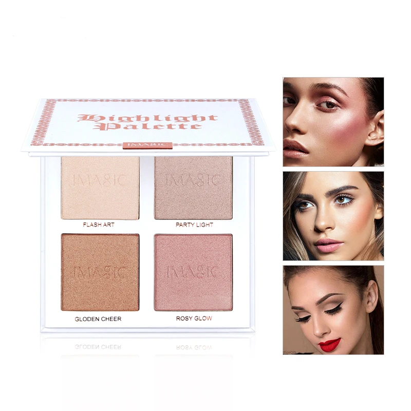 IMAGIC 4 colors Highlighter Powder Face Iluminator Makeup palette Professional Glitter Brighten
IMAGIC 4 colors Highlighter Powder Face Iluminator Makeup palette Professional Glitter Brighten