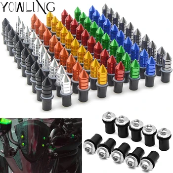 10pcs Motorcycle M5 5mm Windscreen Windshield Bolts Screw Kit For BMW R1200GS F800GS for Honda BMW F800 R1200GS KAWASAKI YAMAHA
10pcs Motorcycle M5 5mm Windscreen Windshield Bolts Screw Kit For BMW R1200GS F800GS for Honda BMW F800 R1200GS KAWASAKI YAMAHA