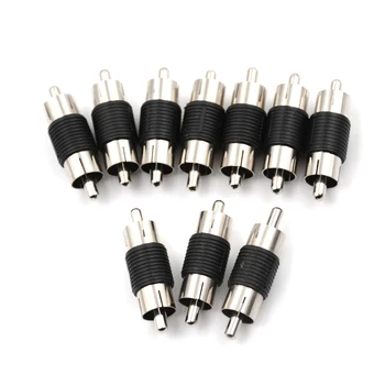 10 Pieces Straight AV RCA Male to Male RCA Coupler Connector Adapter High Quality Wholesale
10 Pieces Straight AV RCA Male to Male RCA Coupler Connector Adapter High Quality Wholesale