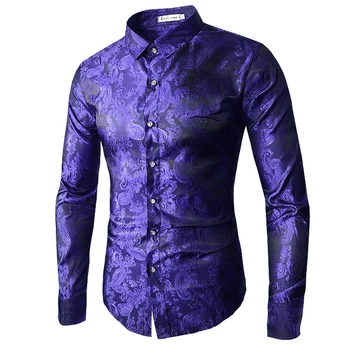 Brand 2018 Fashion Male Shirt Long-Sleeves Tops Embroidery Pattern Mens Dress Shirts Slim Men Figured Shirt XXL
Brand 2018 Fashion Male Shirt Long-Sleeves Tops Embroidery Pattern Mens Dress Shirts Slim Men Figured Shirt XXL