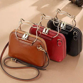 High Quality Oil Wax Cowhide Women Top Handle Bag Fashion Tote Handbag Female Crossbody Shoulder Messenger Leather Bags
High Quality Oil Wax Cowhide Women Top Handle Bag Fashion Tote Handbag Female Crossbody Shoulder Messenger Leather Bags