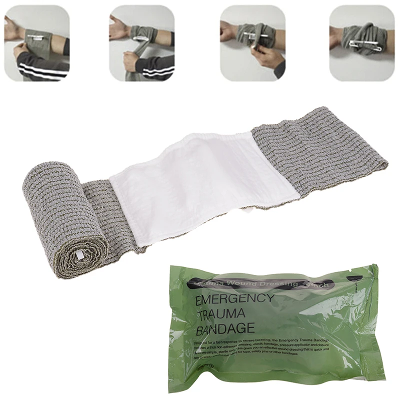 Madicare Israeli Bandage Trauma Dressing, First Aid, Medical Compression Bandage, Emergency Bandage 4/6 Inch
Madicare Israeli Bandage Trauma Dressing, First Aid, Medical Compression Bandage, Emergency Bandage 4/6 Inch