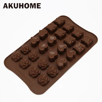 Silicone Chocolate Mold Rose Love Gift Box High Temperature Food Grade Jelly Fruit Candy Mold
Silicone Chocolate Mold Rose Love Gift Box High Temperature Food Grade Jelly Fruit Candy Mold