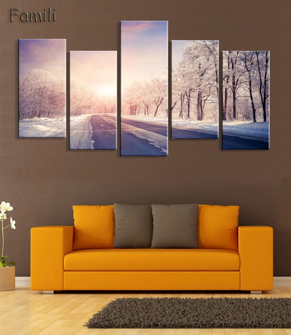 5 panel Modern Natural beauty highway and tree hd Art print canvas art wall unframed paintings for living room wall picture
5 panel Modern Natural beauty highway and tree hd Art print canvas art wall unframed paintings for living room wall picture