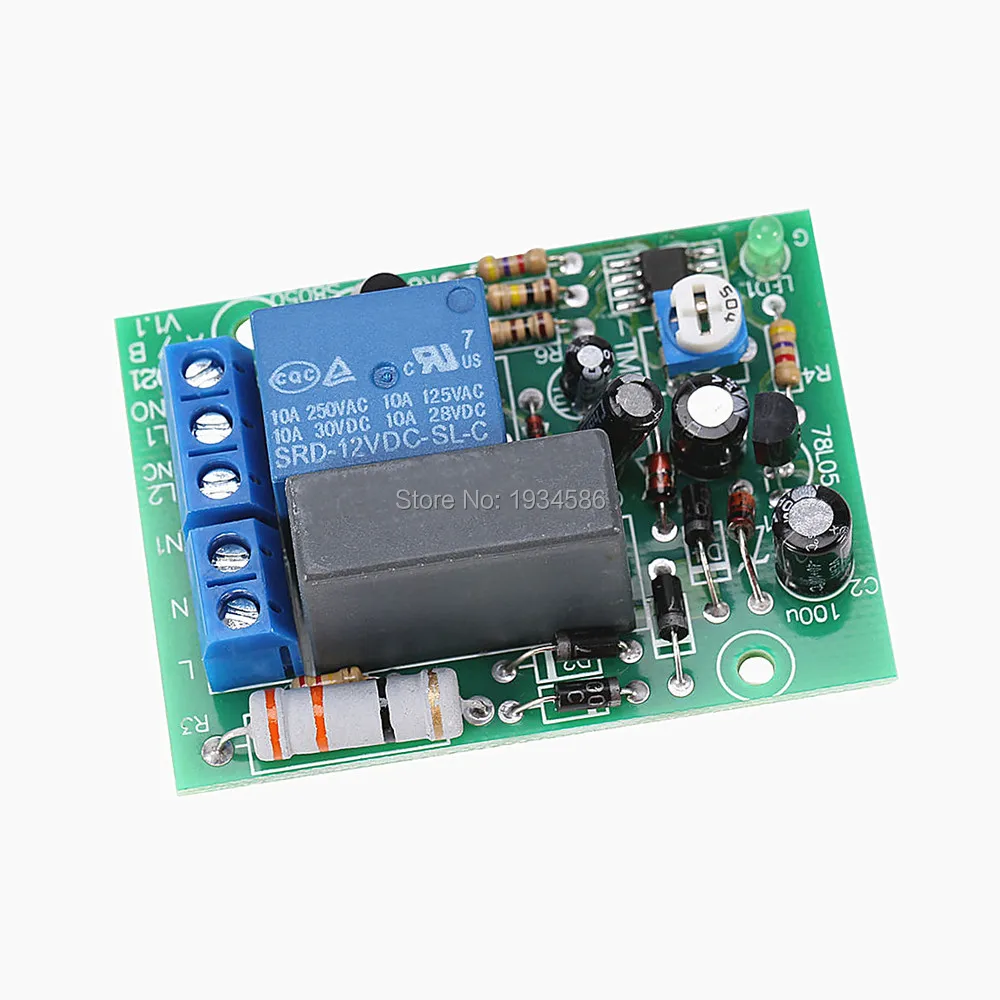 Adjustable 0~10S (accuracy 0.1S) AC 220V Delay Time Timer Timing Off Switch Relay AC 250V 10A Connect Timer Control Module
Adjustable 0~10S (accuracy 0.1S) AC 220V Delay Time Timer Timing Off Switch Relay AC 250V 10A Connect Timer Control Module