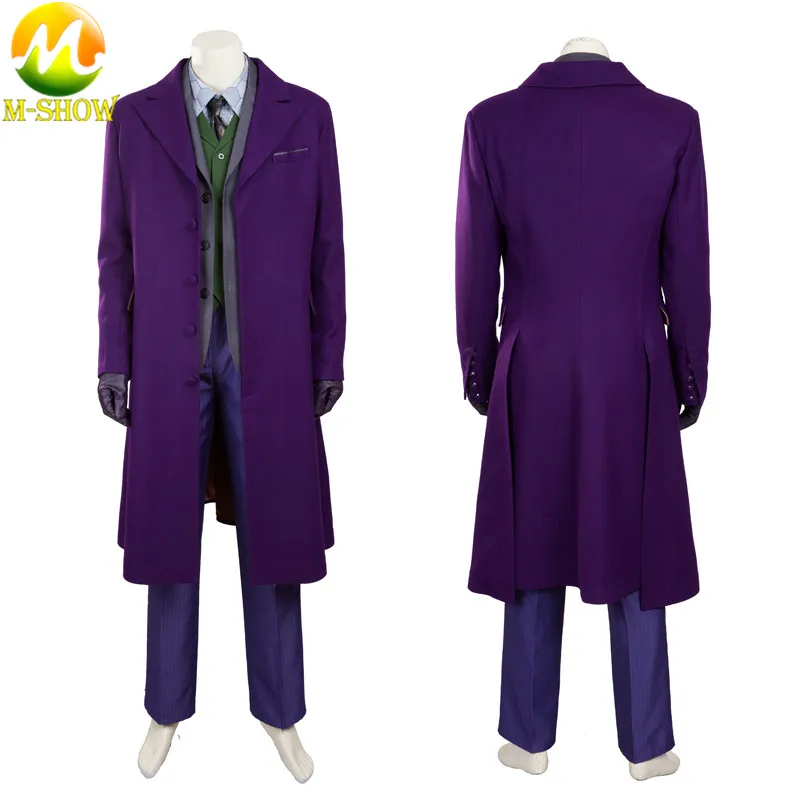 Batman Joker Costume Cosplay Man The Dark Knight Coat Vest Pants Halloween Cosplay Purple Jacket Movie Hero Trench Accessories
Batman Joker Costume Cosplay Man The Dark Knight Coat Vest Pants Halloween Cosplay Purple Jacket Movie Hero Trench Accessories