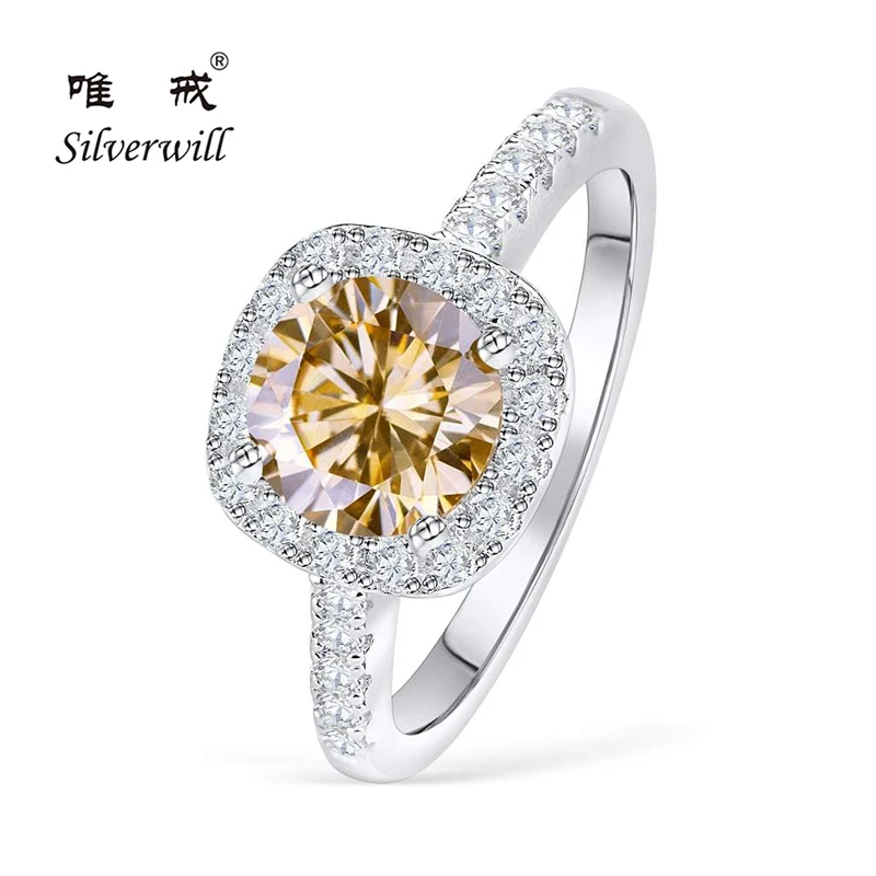 Silverwill 925 sterling silver cushion halo engagement ring Morganite center 1.5ct big stone rings affordable ladies accessories
Silverwill 925 sterling silver cushion halo engagement ring Morganite center 1.5ct big stone rings affordable ladies accessories