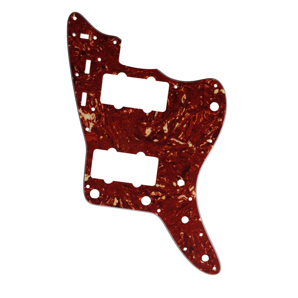 Pleroo Custom Guitar pickgaurd для замены гитары в стиле Jazzmaster 4 слойная красная