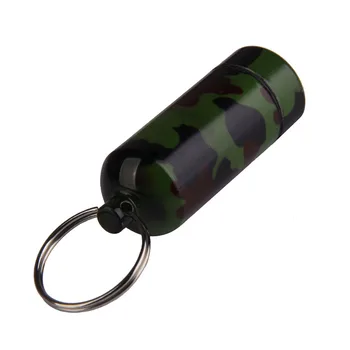 Delicate Aluminum Alloy Pill Cases Camouflage Outdoor Gallipot Drug Organizer Case waterproof Bottle Keychain Capsule Container 
Delicate Aluminum Alloy Pill Cases Camouflage Outdoor Gallipot Drug Organizer Case waterproof Bottle Keychain Capsule Container