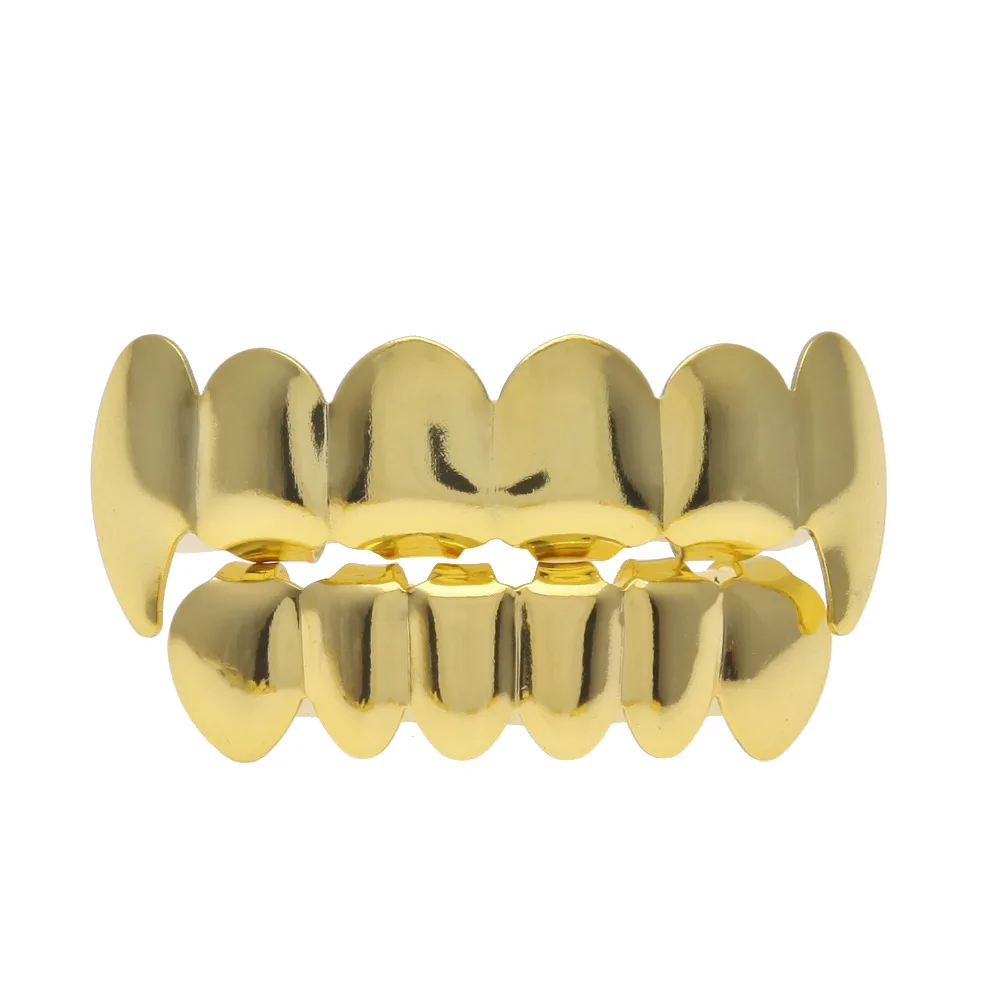 Hip Hop 6 Top & Bottom Teeth Gold Silver Rose Gold Color False Teeth Grillz Set Vampire Dental Grills For men women Jewelry
Hip Hop 6 Top & Bottom Teeth Gold Silver Rose Gold Color False Teeth Grillz Set Vampire Dental Grills For men women Jewelry