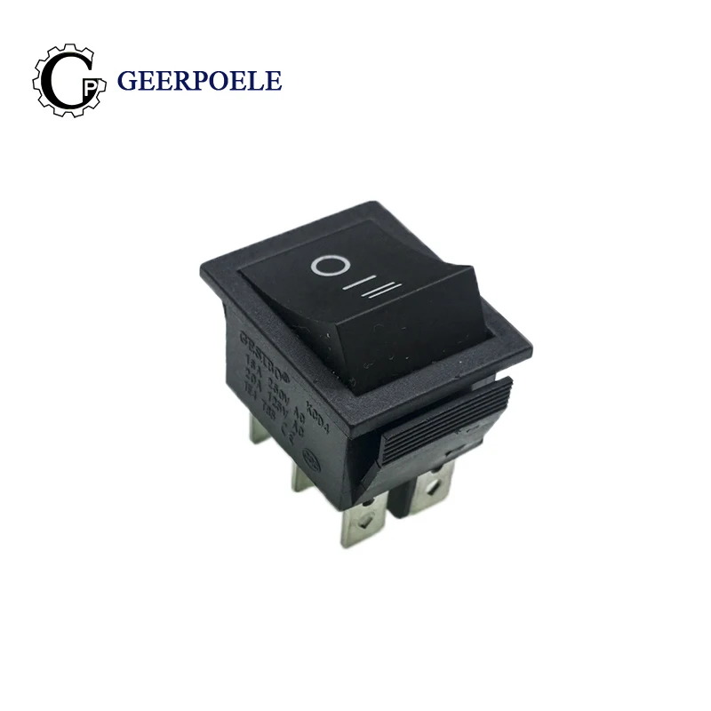 2 pcs/lot KCD4 31*25mm Copper feet 6PIN SPDT Boat Rocker Switch on I II Snap-in Position switch 16A 250V
2 pcs/lot KCD4 31*25mm Copper feet 6PIN SPDT Boat Rocker Switch on I II Snap-in Position switch 16A 250V