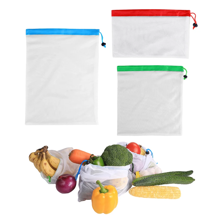 1PC Eco Friendly Fruit Vegetable Mesh Bags Reusable Adjustable Shopping Bags Washable String Bag Grocery Fruit Toys Storage Pack
1PC Eco Friendly Fruit Vegetable Mesh Bags Reusable Adjustable Shopping Bags Washable String Bag Grocery Fruit Toys Storage Pack