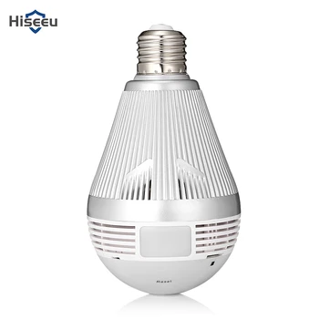 Hiseeu Bulb Light Wireless IP Camera Wi-fi FishEye 960P/3MP 360 degree VR CCTV Camera Home Security Panoramic
Hiseeu Bulb Light Wireless IP Camera Wi-fi FishEye 960P/3MP 360 degree VR CCTV Camera Home Security Panoramic