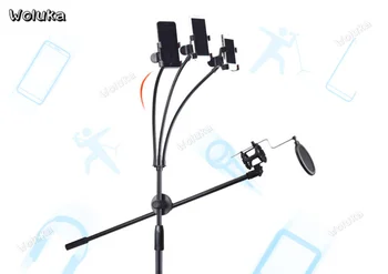 Dual mobile live stand microphone wireless microphone rack landing outdoor equipment tripod corner shelf CD50 T15
Dual mobile live stand microphone wireless microphone rack landing outdoor equipment tripod corner shelf CD50 T15