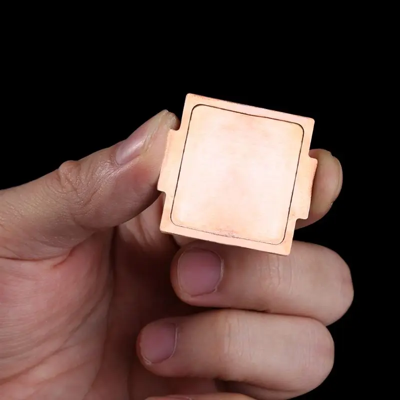CPU Pure Copper Cover IHS Cooling For 6700K 7700K 8700K 115x Interface Protector
CPU Pure Copper Cover IHS Cooling For 6700K 7700K 8700K 115x Interface Protector