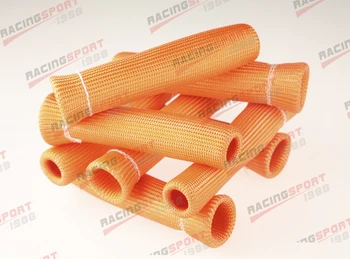 8Cyl Spark plug Heat Protector Sleeve sleeving fuel A/C oil line wiring 1''