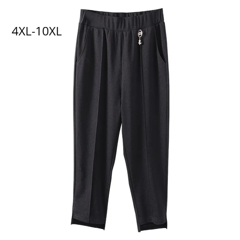 Fashion Women Plus Size 10XL 8XL 6XL 4XL Summer Pant Female Elastic High Waist Trousers Ladies Work Wear High Stretch Slim Pants
Fashion Women Plus Size 10XL 8XL 6XL 4XL Summer Pant Female Elastic High Waist Trousers Ladies Work Wear High Stretch Slim Pants