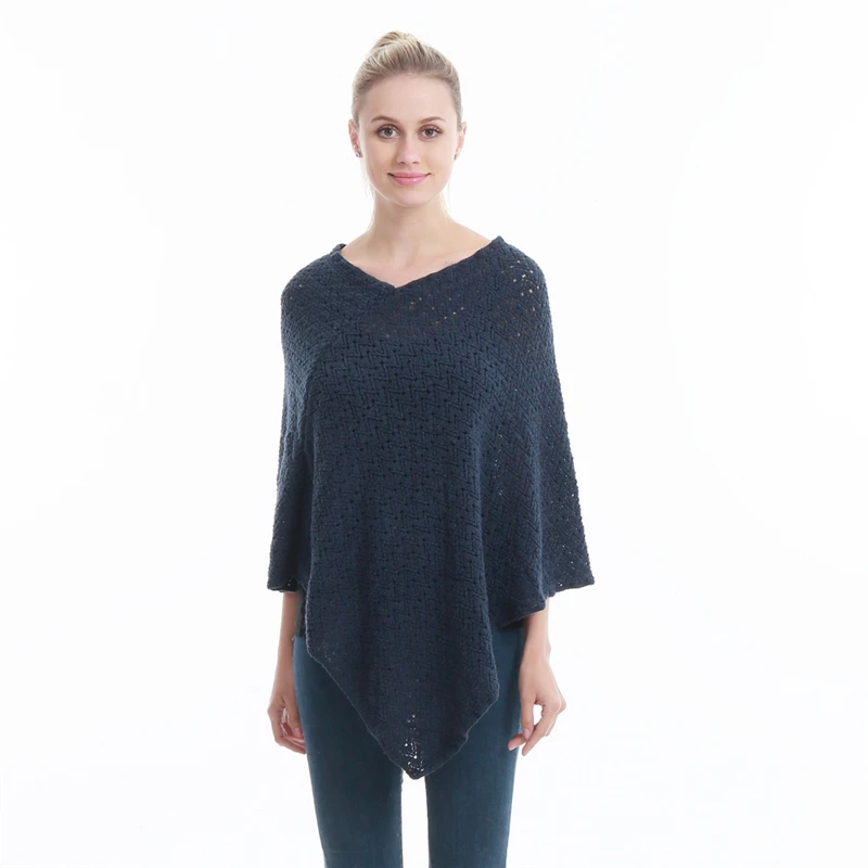 IANLAN 2018 New Autumn/Winter Women Solid Shawl Poncho Casual Ladies Loose Pashmina Fashion Hollow-out Cloak Tops IL00085
IANLAN 2018 New Autumn/Winter Women Solid Shawl Poncho Casual Ladies Loose Pashmina Fashion Hollow-out Cloak Tops IL00085