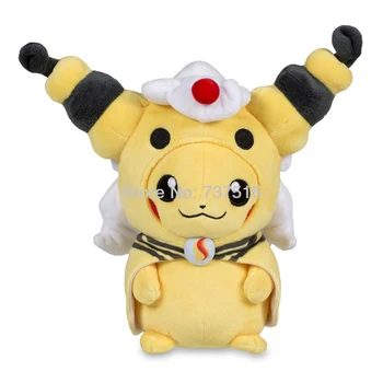 New Anime Cute Stuffed Animals 9 inches Pikachu with Mega Ampharos Hoodie Plush Kids Doll Office Soft Toys Gift
New Anime Cute Stuffed Animals 9 inches Pikachu with Mega Ampharos Hoodie Plush Kids Doll Office Soft Toys Gift