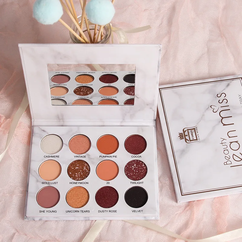 New Arrival Charming Eyeshadow 12 Color Palette Make up Palette Matte Shimmer Pigmented Eye Shadow Powder
New Arrival Charming Eyeshadow 12 Color Palette Make up Palette Matte Shimmer Pigmented Eye Shadow Powder