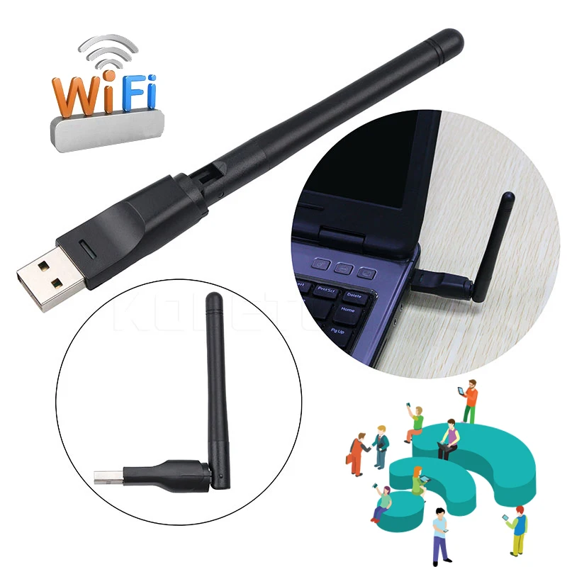 kebidu 150M USB 2.0 WiFi Wireless Network Card 802.11 b/g/n LAN Antenna Adapter with Antenna for Laptop PC Mini Wi-fi Dongle
kebidu 150M USB 2.0 WiFi Wireless Network Card 802.11 b/g/n LAN Antenna Adapter with Antenna for Laptop PC Mini Wi-fi Dongle