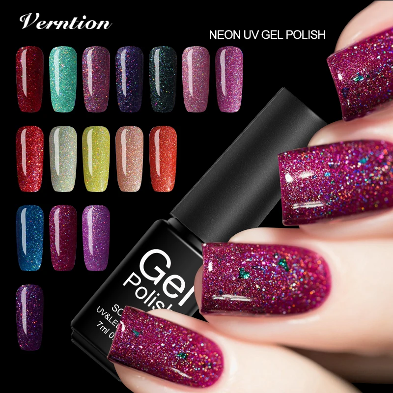 Verntion UV LED Nail Gel Polish Long Lasting Hybrid Gel Varnish Soak Off Neon Nail Gel Polish Semi-Permanent Uv Gel Lucky Set
Verntion UV LED Nail Gel Polish Long Lasting Hybrid Gel Varnish Soak Off Neon Nail Gel Polish Semi-Permanent Uv Gel Lucky Set