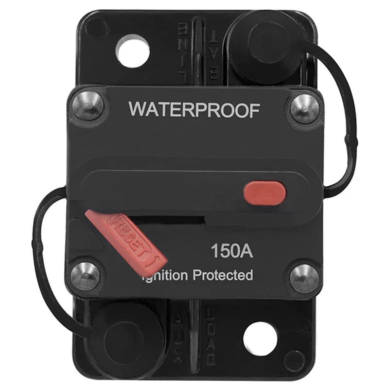 NEW New 150A Auto Circuit Breaker Recoverable Breaker Direct Current High Current Audio Refit Switch Recovered Manually
NEW New 150A Auto Circuit Breaker Recoverable Breaker Direct Current High Current Audio Refit Switch Recovered Manually