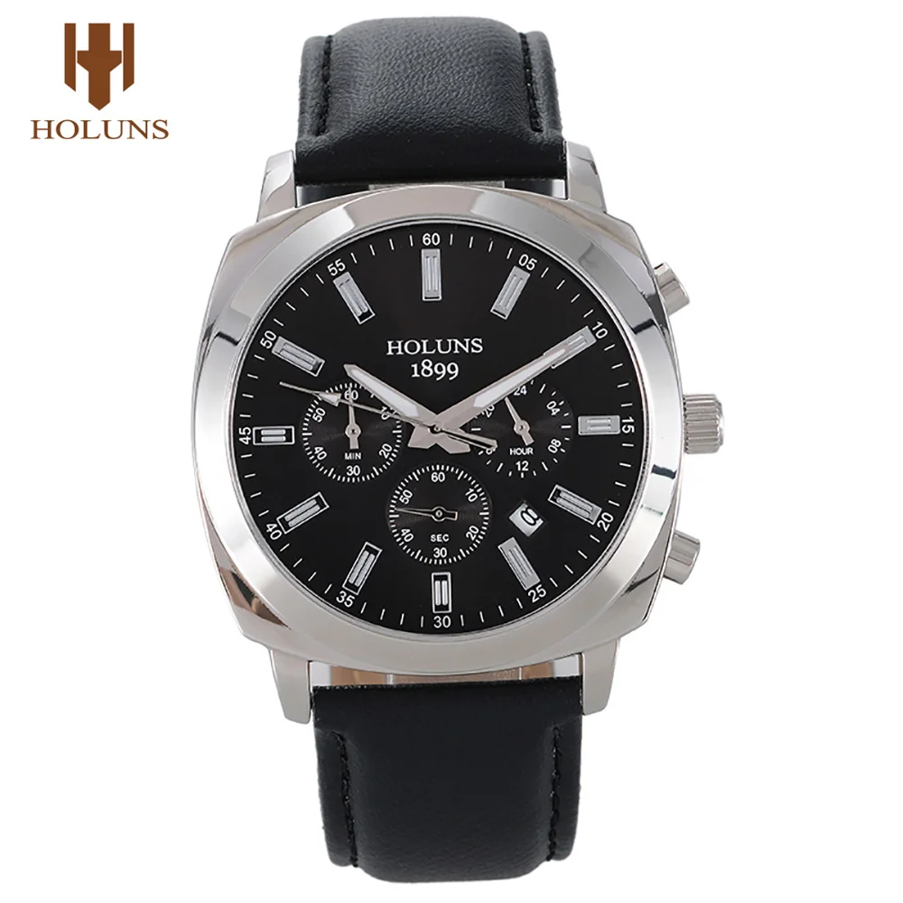 HOLUNS Luminous Male Clock Chronograph Auto Date Display Men's Wrist Watch Business Style Waterproof Luxury Jewelry Watches Gift
HOLUNS Luminous Male Clock Chronograph Auto Date Display Men's Wrist Watch Business Style Waterproof Luxury Jewelry Watches Gift