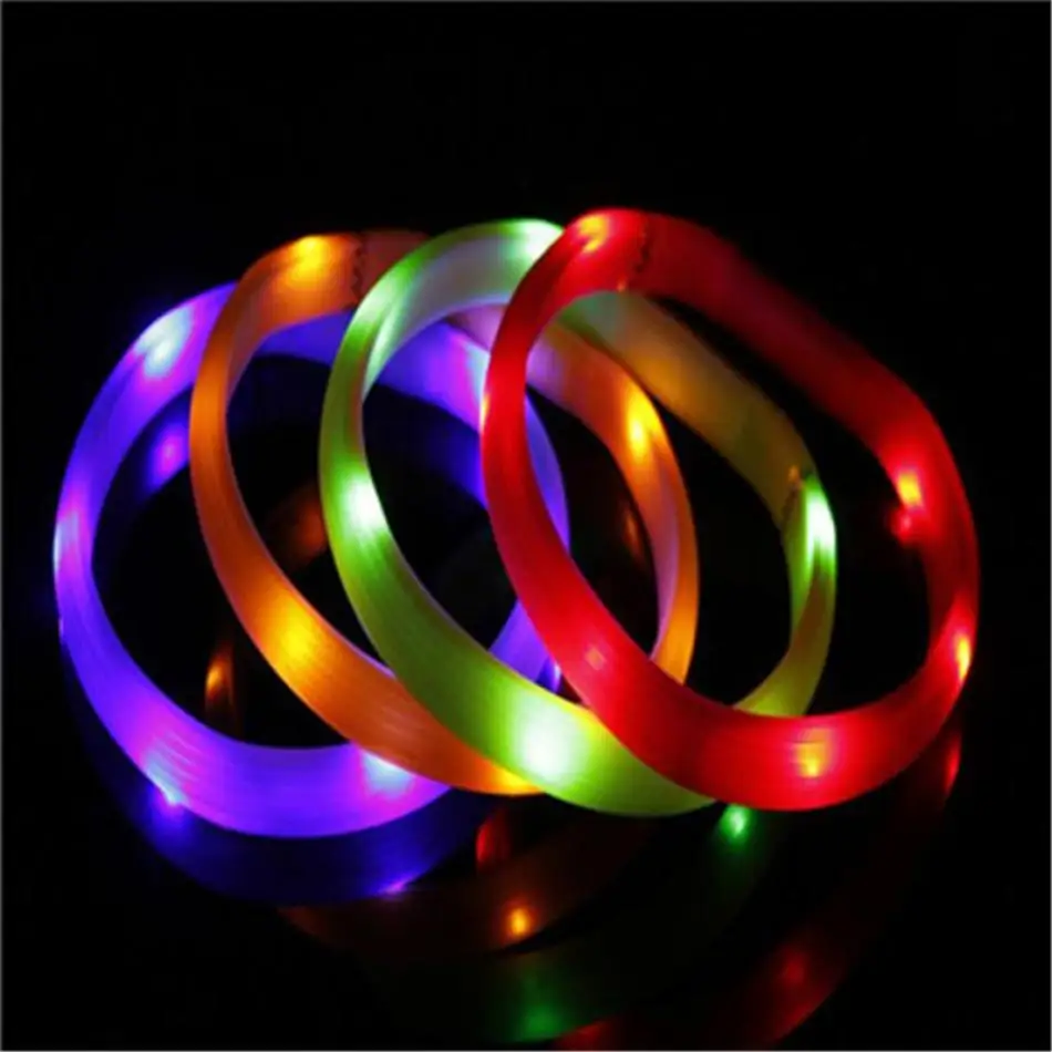 pet dog collar Silicone USB charging LED Dog Collar glow in dark Waterproof Rechargeable Pet Flashing Glowing Light Dog Cat Safe
pet dog collar Silicone USB charging LED Dog Collar glow in dark Waterproof Rechargeable Pet Flashing Glowing Light Dog Cat Safe