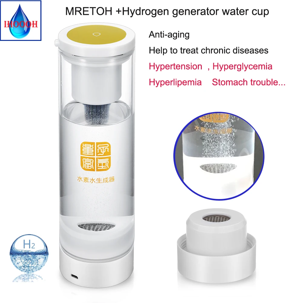 7.8Hz MRETOH+ Hydrogen Rich water generator Postpone aging detoxify and nourishing the face Treating chronic diseases H2 cup
7.8Hz MRETOH+ Hydrogen Rich water generator Postpone aging detoxify and nourishing the face Treating chronic diseases H2 cup