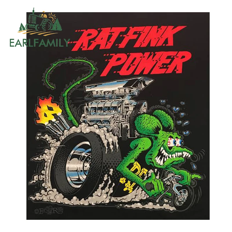 RAT FINK HELMET DECAL 3M STICKER USA MADE VEHICLE CAR TRUCK WINDOW WALL LAPTOP