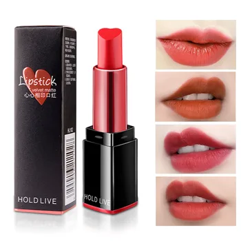 Hold live heart lipstick 6 colors waterproof long lasting sexy red nude brown lipstick pencil velvet matte lip gloss BN084
Hold live heart lipstick 6 colors waterproof long lasting sexy red nude brown lipstick pencil velvet matte lip gloss BN084