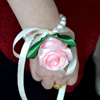 19 Colors Rose Wrist Corsage Bridesmaid Sisters hand flower with pearls hand chain party wrist decoration wedding wrist flowers
19 Colors Rose Wrist Corsage Bridesmaid Sisters hand flower with pearls hand chain party wrist decoration wedding wrist flowers