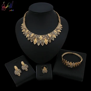 Yulaili African Jewelry Handcrafted Double Water Drop Shape African Jewelry Necklace Bracelet Earrings Ring Four Set
Yulaili African Jewelry Handcrafted Double Water Drop Shape African Jewelry Necklace Bracelet Earrings Ring Four Set