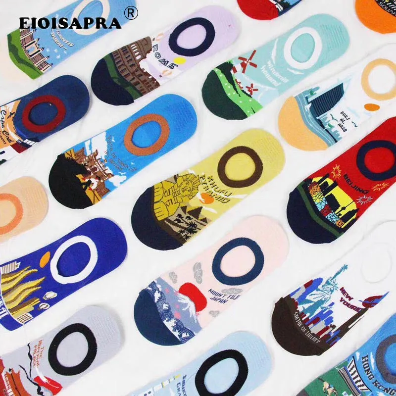 Summer Socks New Product Fashion Invisible Socks Casual Antiskid Creative World Places Of Historic Interest Short Socks Unisex
Summer Socks New Product Fashion Invisible Socks Casual Antiskid Creative World Places Of Historic Interest Short Socks Unisex