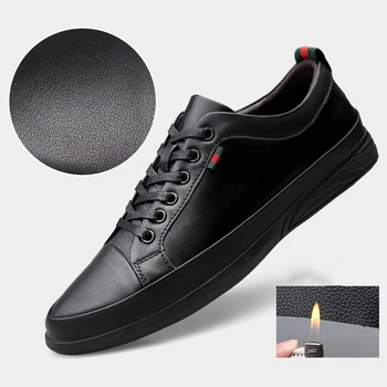 Men Black Leather Shoes Male Casual Genuine Leather Shoes Skateboarding Shoes Outdoor Breathable Sport Shoes Moccasins Sneakers
Men Black Leather Shoes Male Casual Genuine Leather Shoes Skateboarding Shoes Outdoor Breathable Sport Shoes Moccasins Sneakers