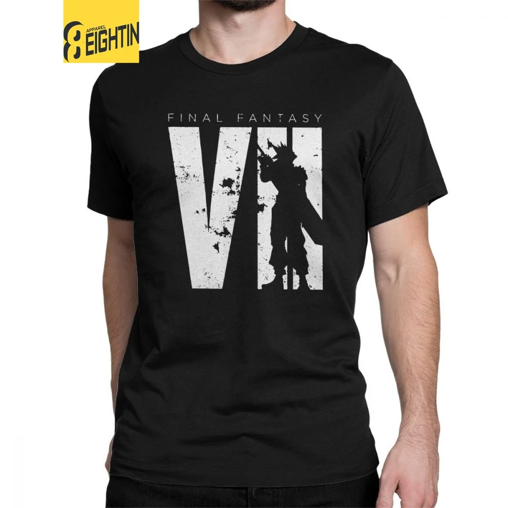 Men Final Fantasy Squall T Shirt Cloud FF7 Video Game Strife Shinra Chocobo 100% Cotton Short Sleeve Tee Shirt Summer T-Shirts
Men Final Fantasy Squall T Shirt Cloud FF7 Video Game Strife Shinra Chocobo 100% Cotton Short Sleeve Tee Shirt Summer T-Shirts